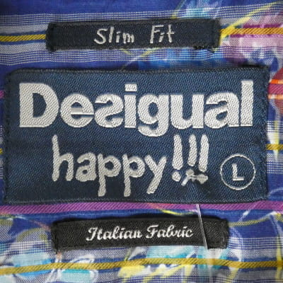 Chemise multicolore imprimée florale - Homme - Desigual - Taille L Bon état - Vue 5 - 